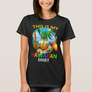 Camiseta Meninas De Abacaxi Meninas Este É O Meu Havaí