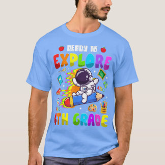 Camiseta Meninas de astronauta bonitas prontas para explora