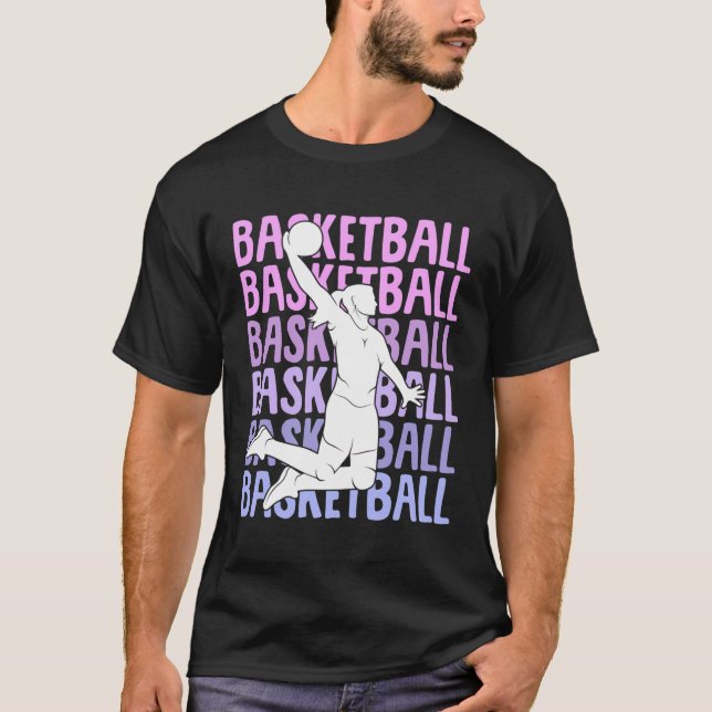 Camiseta Meninas de basquete (Frente)