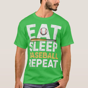 Camiseta Meninas de beisebol melhores comem repetições de b
