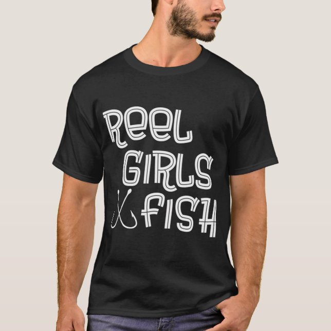 Camiseta Meninas de Carretel Pescam (Frente)