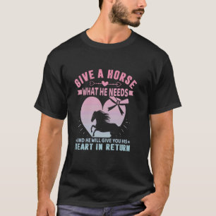 Camiseta Meninas de Cavalaria Feminino Equestre Cavalgando