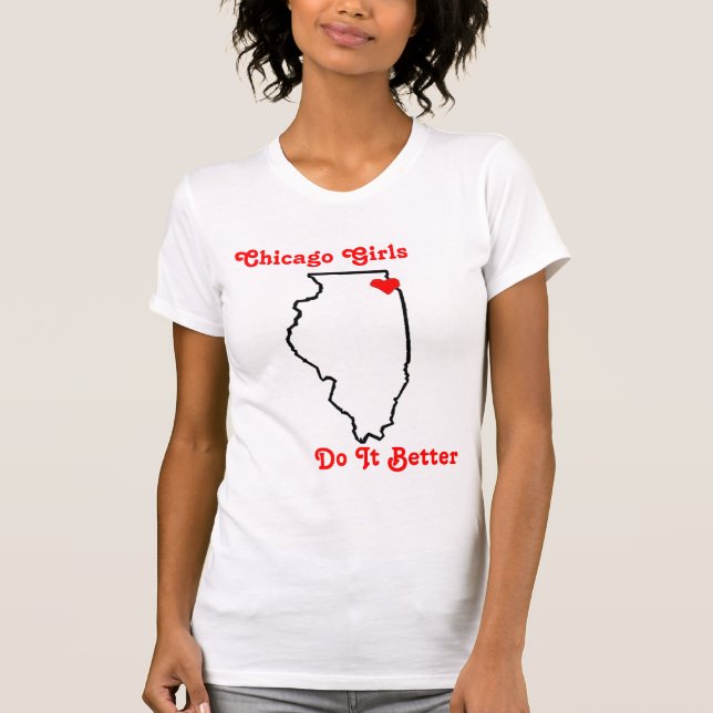 Camiseta Meninas de Chicago, melhora (Frente)