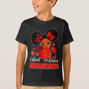 Camiseta Meninas de Coque Desgrenhado Conscientização sobre
