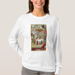 Camiseta Meninas de dança tomadas o palácio de Baz Bahadu