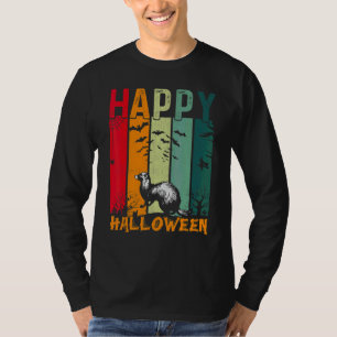 Camiseta Meninas de doninha Meninos Estilo retrô Jantar de