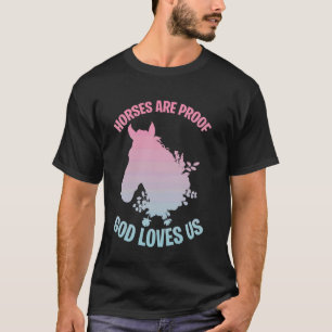 Camiseta Meninas de Equitação Mulheres Equestres Cavalgando