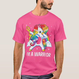 Camiseta Meninas de guerreiros de conscientização do Cancer