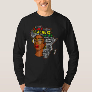Camiseta Meninas de História Negra Meninas Africanas Mapeia
