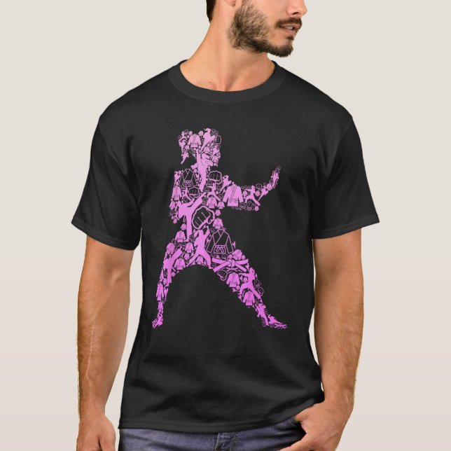 Camiseta Meninas de Karate Kids (Frente)
