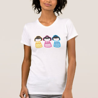Camiseta Meninas de Kokeshi