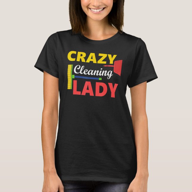Camiseta Meninas De Limpeza Louca (Frente)