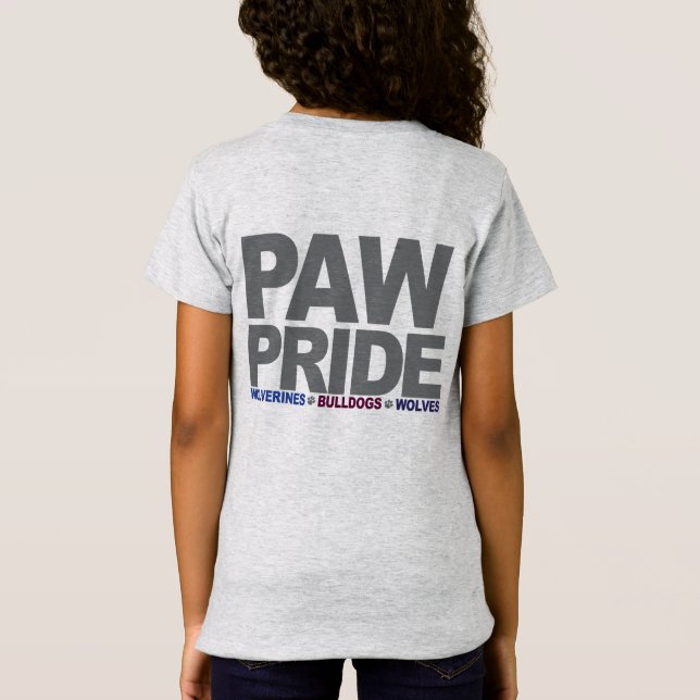 Camiseta Meninas de PawPride (Verso)