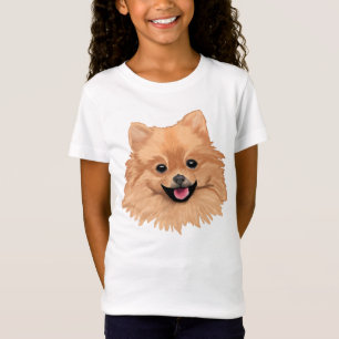 Camiseta Meninas de Pomeranian