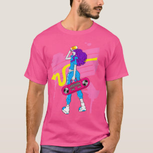 Camiseta Meninas de salto de salto de salada de salada de s