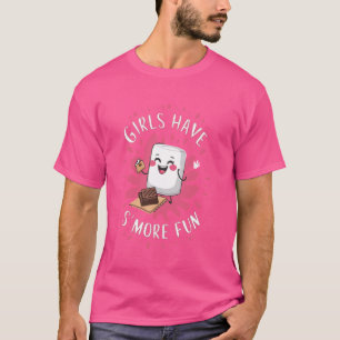 Camiseta Meninas De Smores Têm Um Campo Mais Engraçado E Di