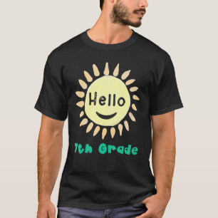 Camiseta Meninas do 7 Grau Alô Professora do 7º Grau T