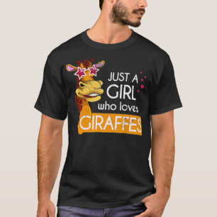 Camiseta Meninas do Amante de os animais de Zoológico Engra
