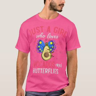 Camiseta Meninas do Amante de os animais Insetas Avocado Mu