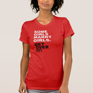 Camiseta Meninas do casado de algumas meninas. Obtenha