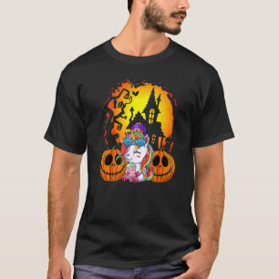 Camiseta Meninas do Dia das Bruxas Bonitas Testemunham o Ha