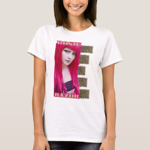 Camiseta Meninas do modelo da cena da forma da lâmina de