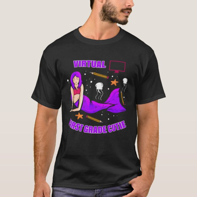 Camiseta Meninas do Primeiro Grau da Escola Virtual (Frente)