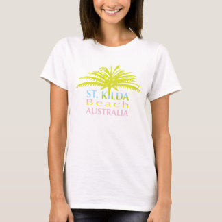 Camiseta Meninas do t-shirt da praia de St.Kilda