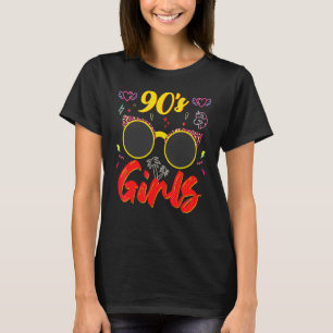 Camiseta Meninas dos anos 90 Retro 90 Moda Leopardo Imprime