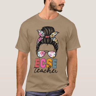 Camiseta Meninas ECSE Professora Mensagem de Arma da Primei
