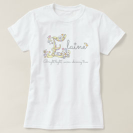Camiseta Meninas Elaine E nome que significa "Ti personaliz