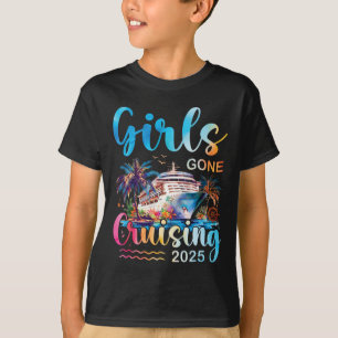 Camiseta Meninas em Cruzeiro 2025 Menina Viagem de Navio de