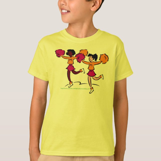 Camiseta "Meninas Encantadoras Rah Rah Rah Rah!" (Frente)
