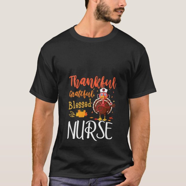 Camiseta Meninas Enfermeira Bonita Turquia Médico Graças Ab (Frente)