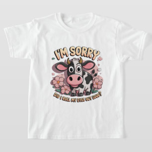 Camiseta Meninas engraçadas sarcasmo arte de palavras