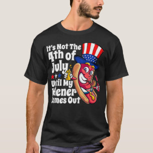 Camiseta Meninas Engraçado 4 de julho Hot Dog Wiener Sai An