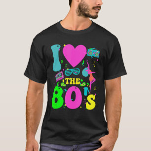 Camiseta Meninas Eu Amo o Disco anos 80 para o Partido Tema