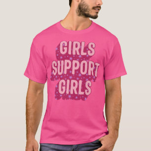 Camiseta Meninas Feministas Apoiam Meninas Potentes Empoder