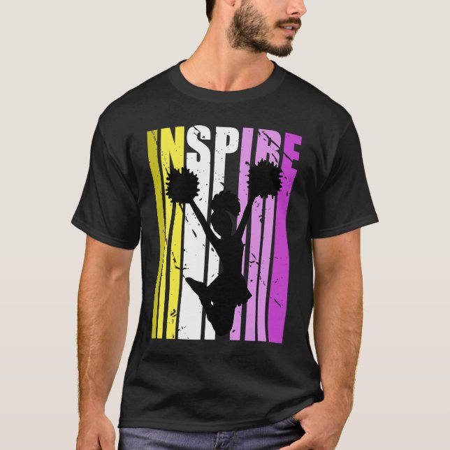 Camiseta Meninas Inspiram Treinador De Aniversário De Cheir (Frente)