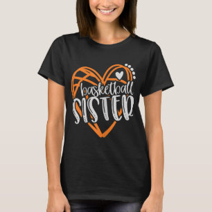 Camiseta Meninas Irmã de Basquete Distúrbios Cardíacos
