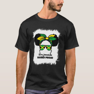 Camiseta Meninas Jamaican Crianças Raízes Jamaica Bandeira