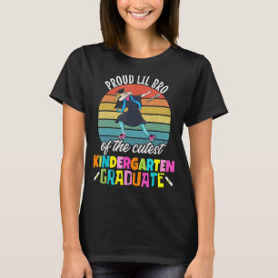 Camiseta Meninas Jardim de Infância Orgulha Lil Bro Dabbin