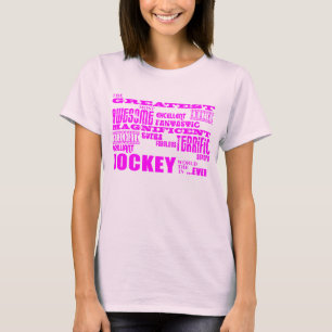 Camiseta Meninas Jockeys: Rosa Grande Jockey