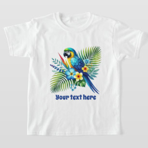Camiseta Meninas lindas Amantes de papagaio personalizáveis