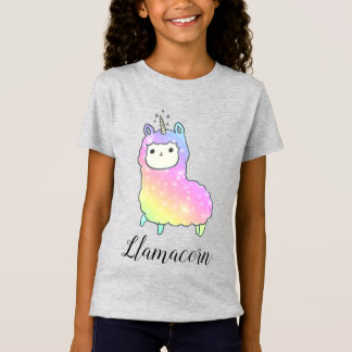Camiseta Meninas Llamacorn Camisinhas Meninas Meninas Joven
