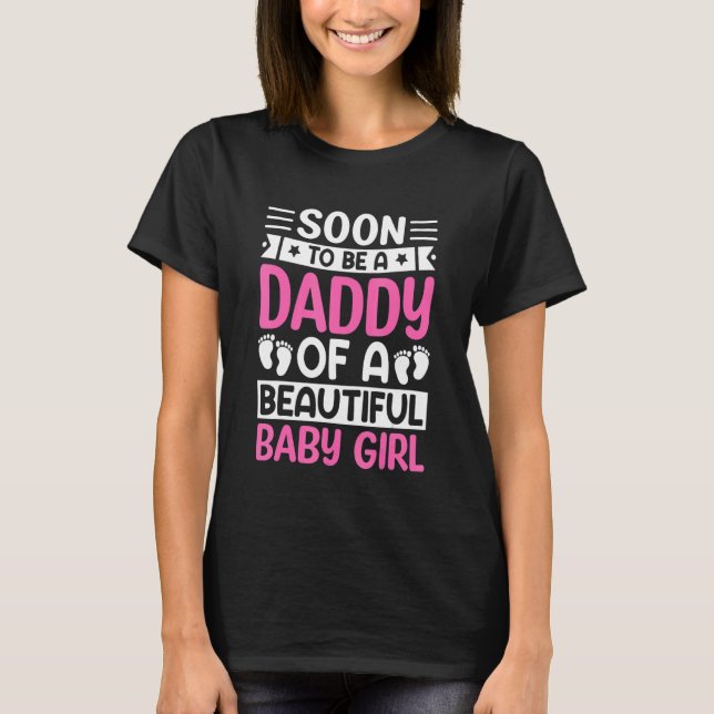 Camiseta Meninas Logo Serem Pai De Uma Linda Menina (Frente)