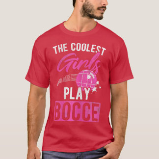 Camiseta Meninas Mais Fofas Jogam Bocce Ball 1