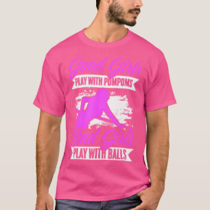 Camiseta Meninas Más Brincam Com Jogadoras De Piscina De Ba