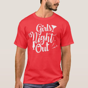 Camiseta Meninas Meninas Noivado Noite Fora Par De Despedid