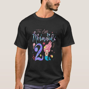 Camiseta Meninas Meninas segundo aniversário Rapariga Esta 